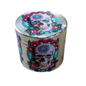 7leaves, vente en ligne de Grinder 4 parties 40 mm Calaveras mod2