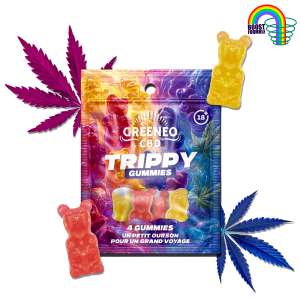 7leaves, vente en ligne de Gummies TRIPPY Delta 9 THC | 100mg