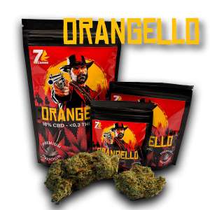 7leaves, vente en ligne de Fleurs CBD Orangello Indoor 7Leaves 2g-5g-10g