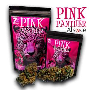 7leaves, vente en ligne de Fleurs CBD Pink Panthere Outdoor 7Leaves 2g-5g-10g