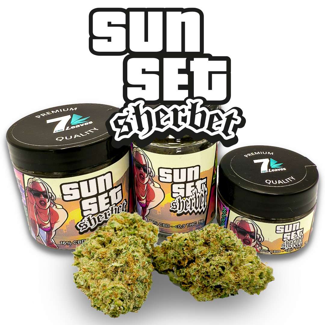 Fleurs CBD Sun Set Sherbet Indoor 7Leaves 2g-5g
