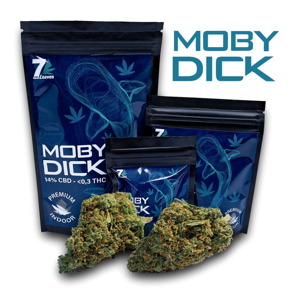 Fleurs CBD Moby Dick Indoor 7Leaves 2g-5g-10g